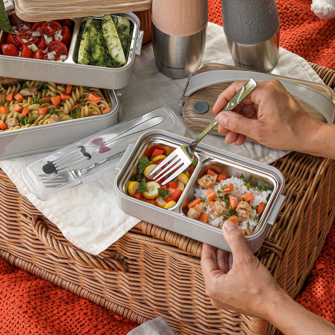 Eleganckie WIDELCE STOŁOWE do obiadu 6-PACK Tadar Wykończenie połysk