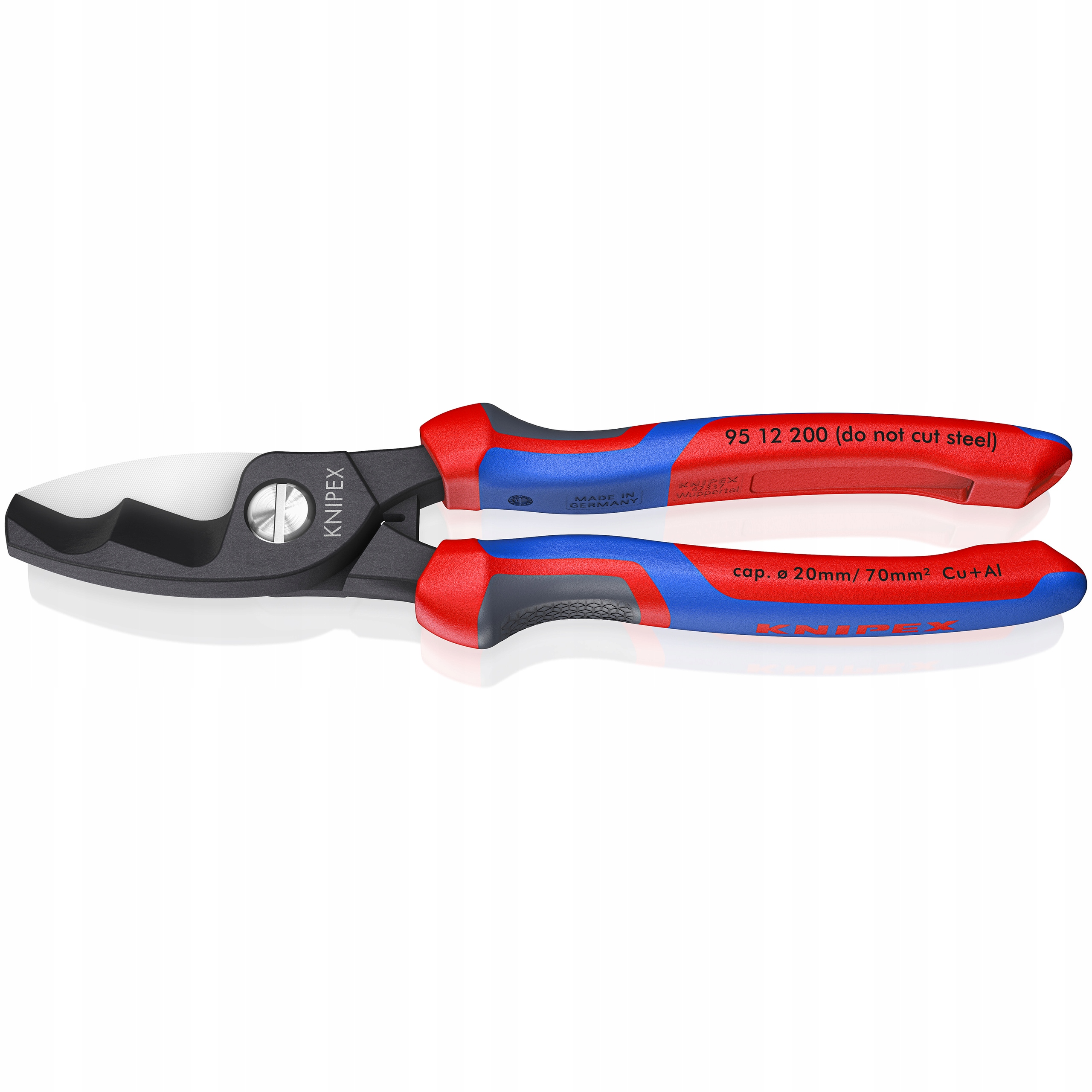Řezačka Kabelů Cu/al 20 MM S Dvojitým Ostřím, Rukojeť Comfort Knipex