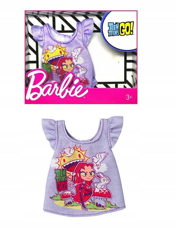 

Mattel Barbie Ubranko Dla Lalki Bluzka Teen Titans