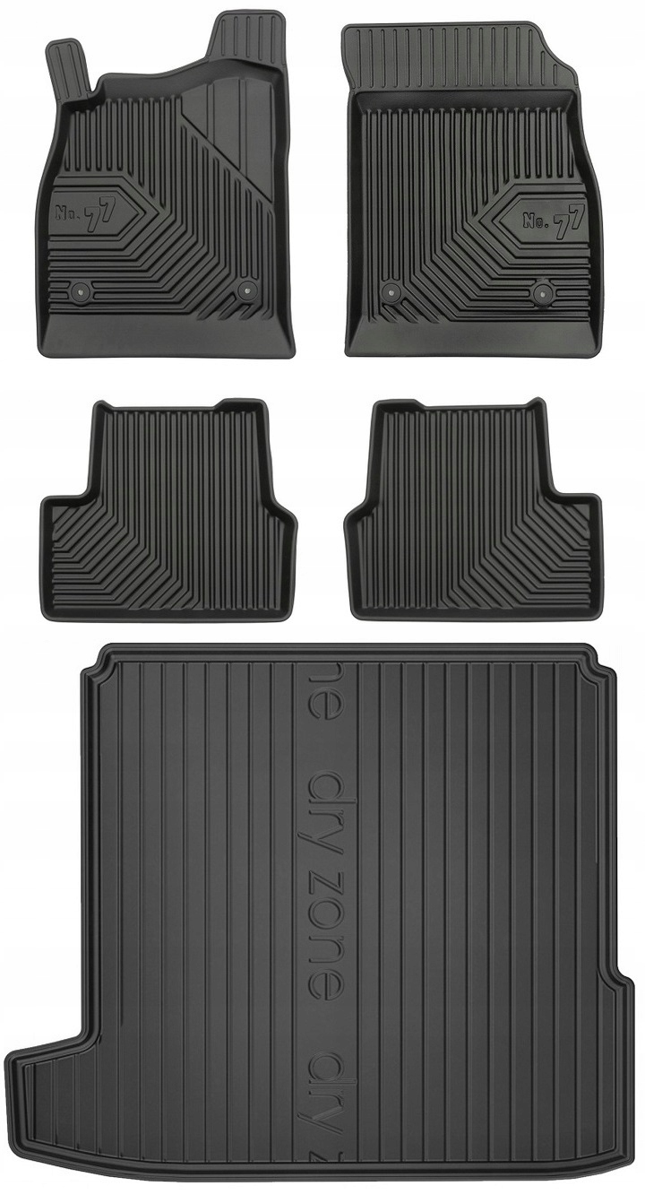 Set 77 Koberce a rohože Opel Astra J Sedan 2009-2020 ks