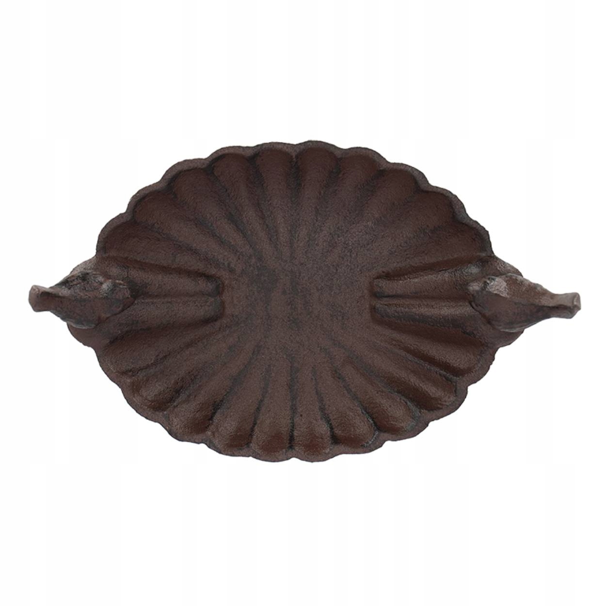 Żeliwne poidełko dla ptaków ogrodowe na nóżce dekoracja rustykalna vintage Typ rzeźba (figura)