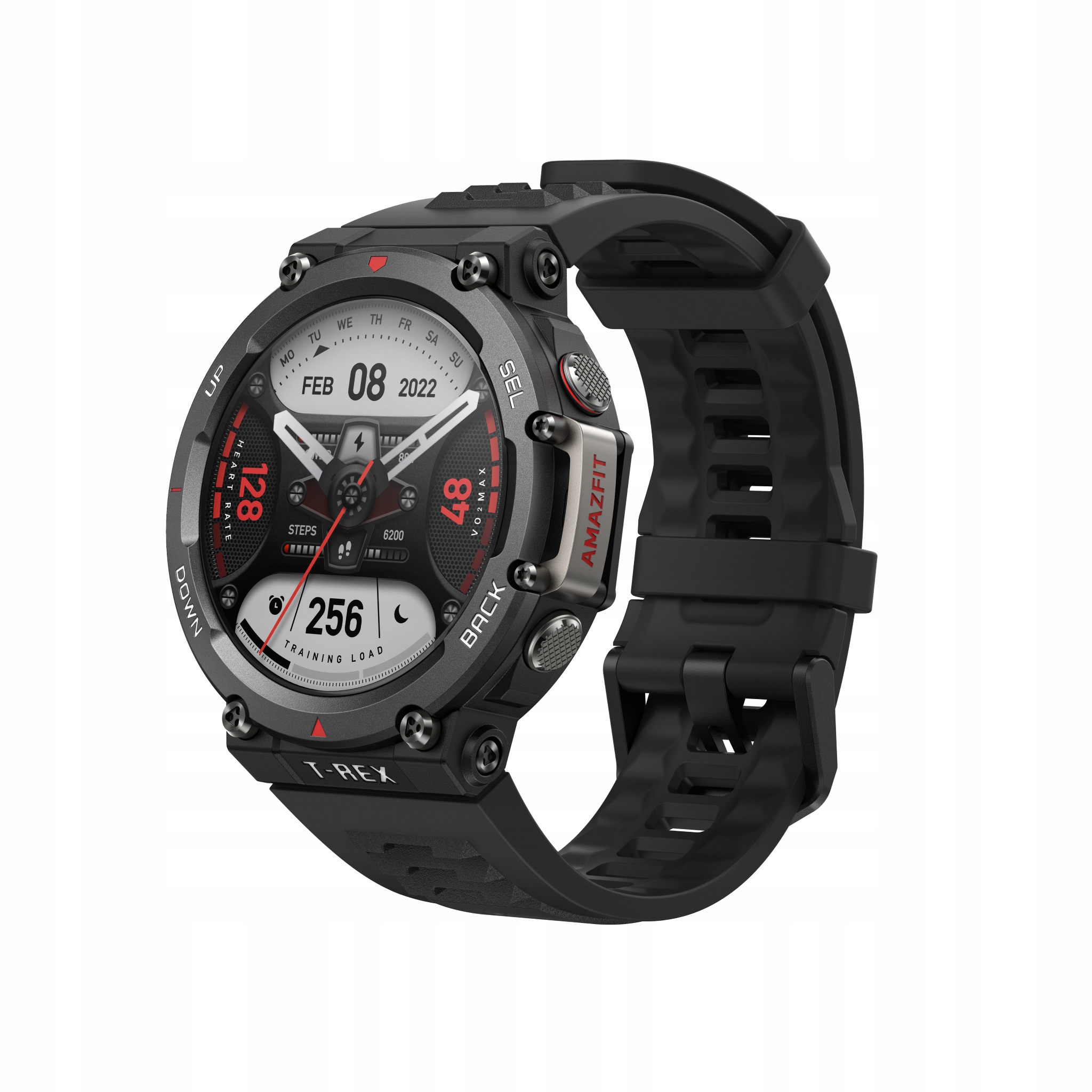 

Amazfit T-rex 2 'Ember Black' zegarek smartwatch