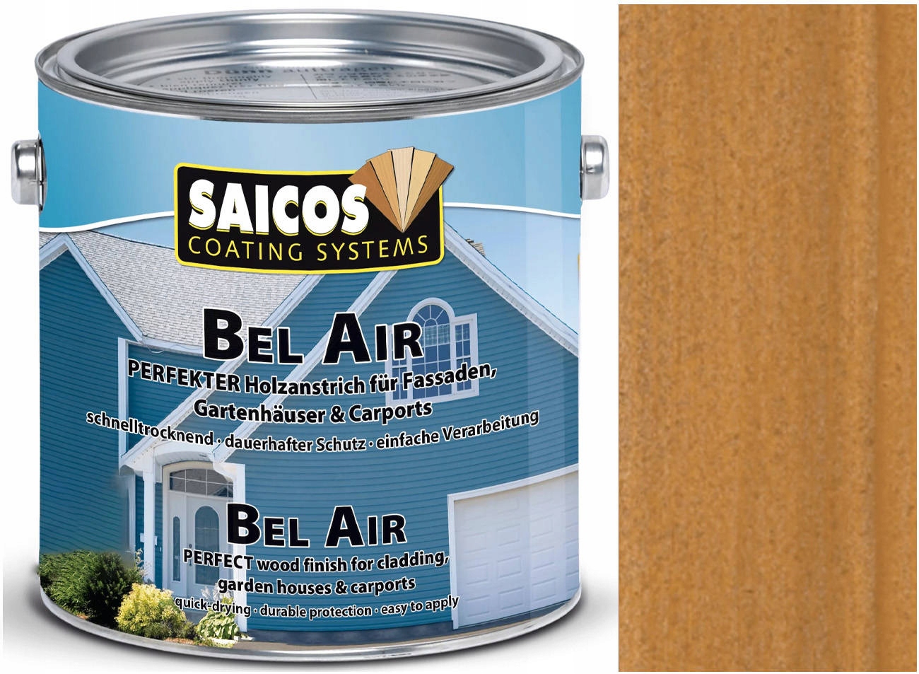 Saicos farba na fasádnu záhradu Dub 720086 2,5L