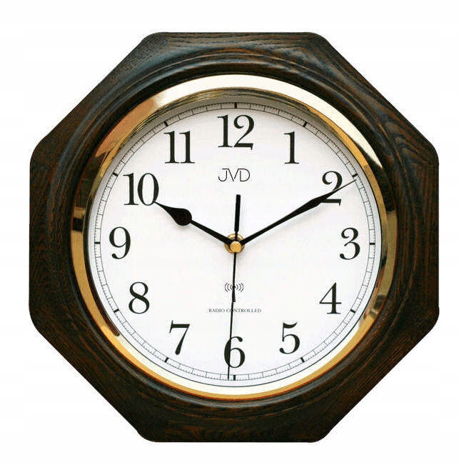 Nástenný Hodinový Stroj Jvd Č. 7172.2 Drevený DCF77