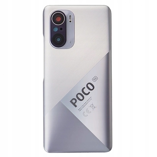 Originální Klapka Baterie Panel Xiaomi Poco F3 5G Stříbrná Moonlight Stříbrná