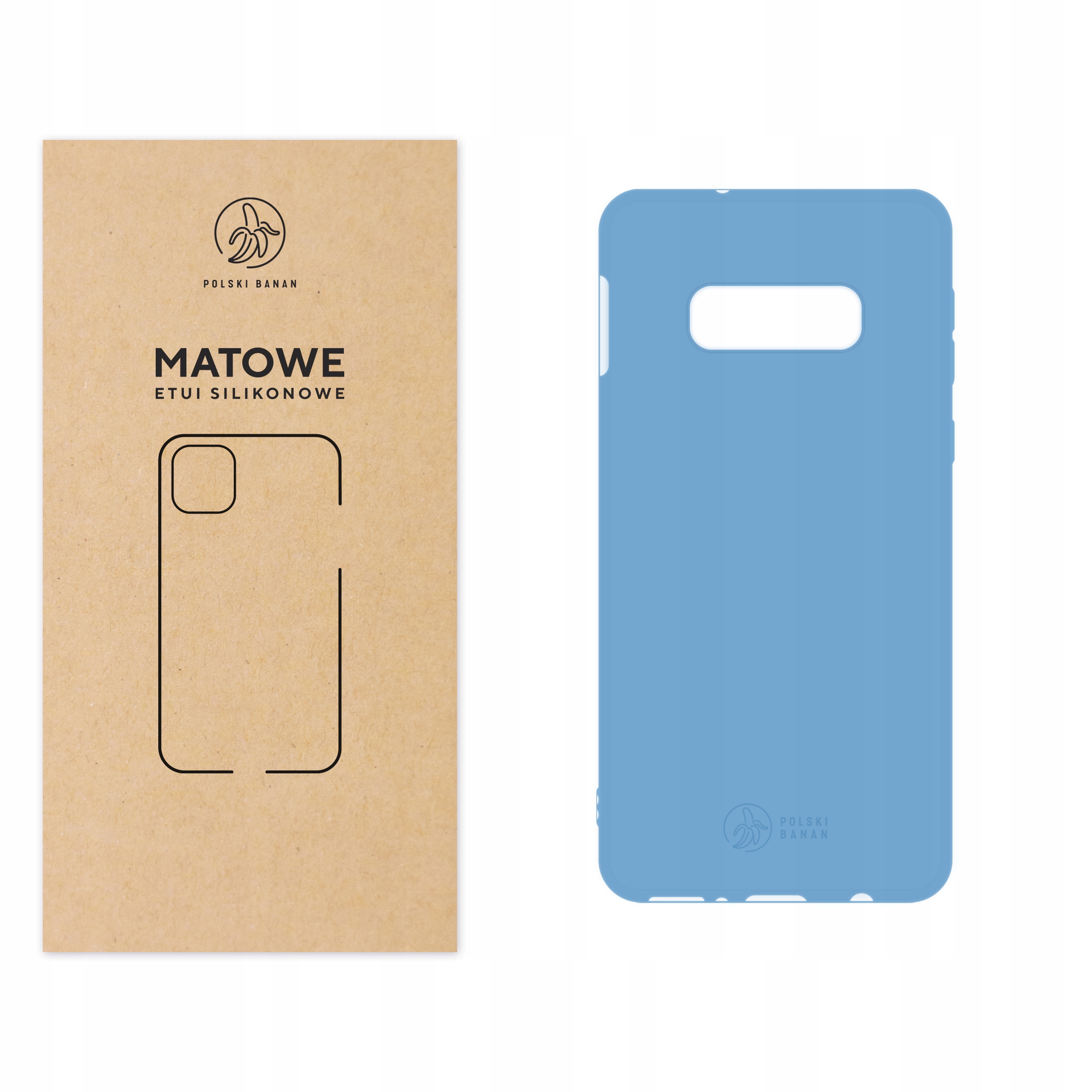

Etui Matowe do Samsung S10e błękitne