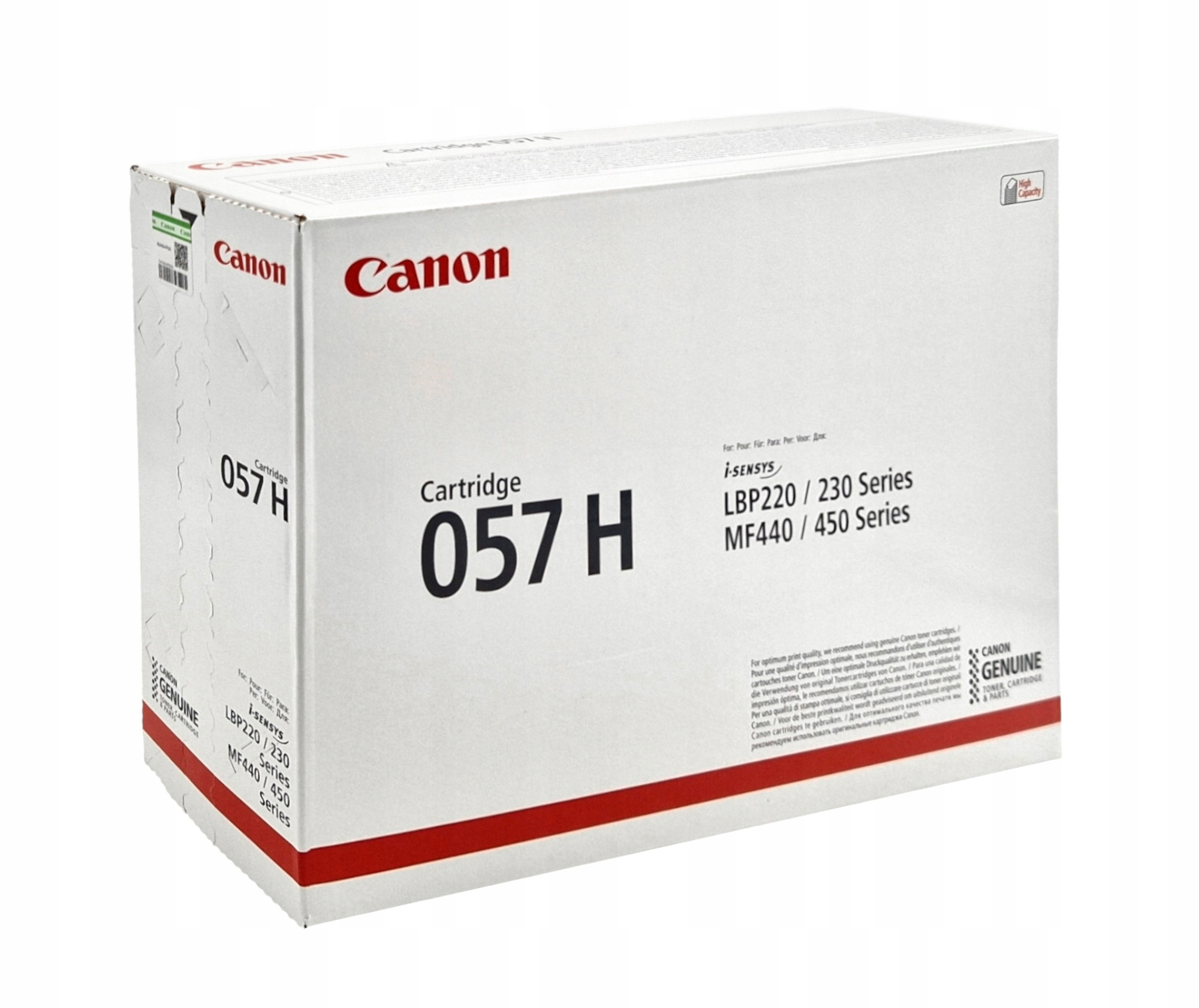 Toner Canon 057H 3010C002 Černý Black i-SENSYS MF443dw LBP223dw