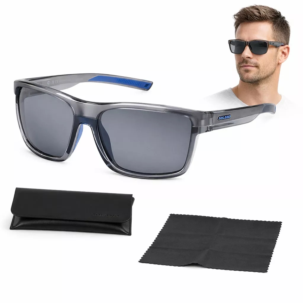 Sluneční brýle Solano SS21104B polarizační šedé pro řidiče