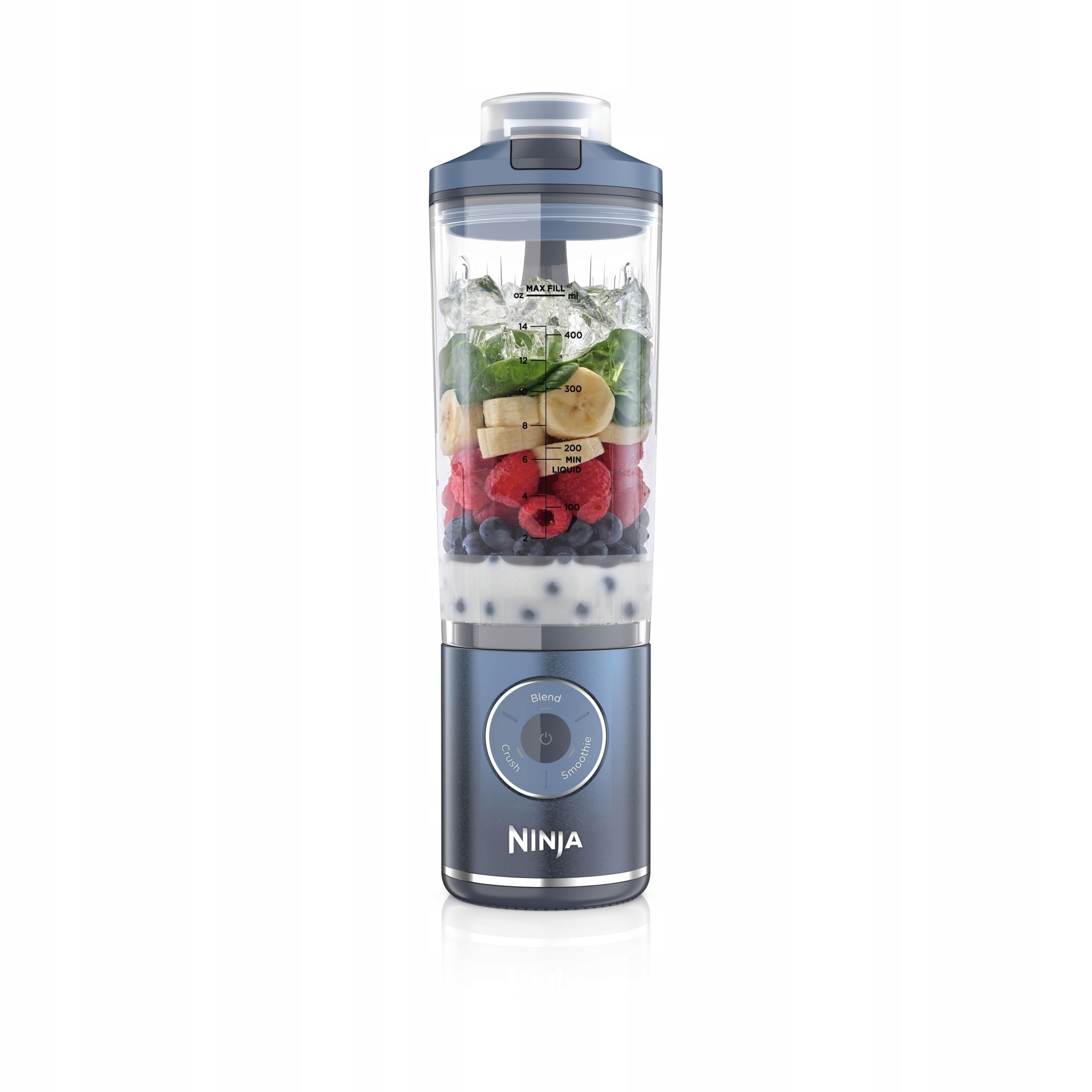 Ninja mixér Blast Max 570 ml, nabíjateľný, námornícka modrá