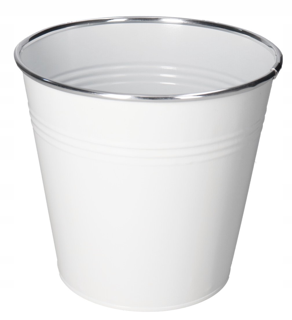 

Doniczka Osłonka Metalowa Wiaderko Na Kwiaty