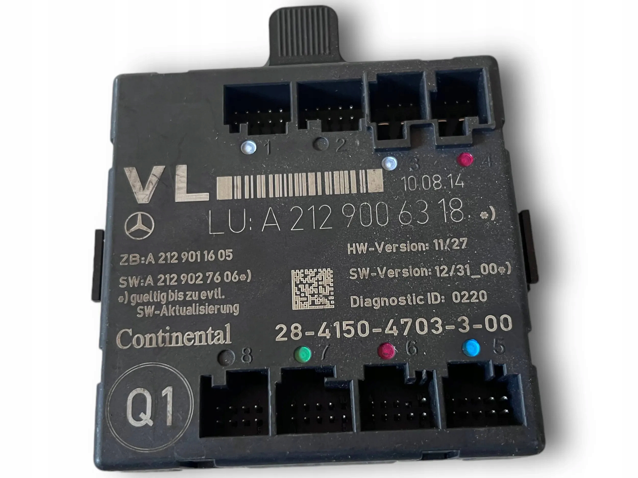 MERCEDES W212 control unit door 2129006318 @M
