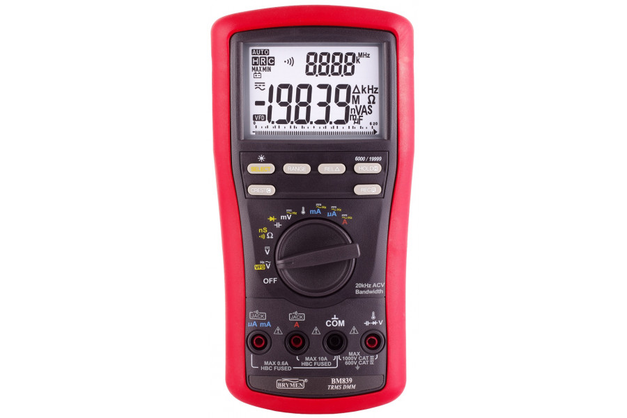 

Multimetr BM839 Trms Hz Beeplit Acv 20kHz Brymen
