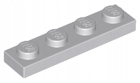 

Lego 3710 plytka 1x4 j.szary Lbg 10 szt Nowy