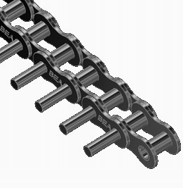 Łańcuch rolkowy z 1-stronnie przedłużonymi sworzniami 06B-1 (3/8") 5000