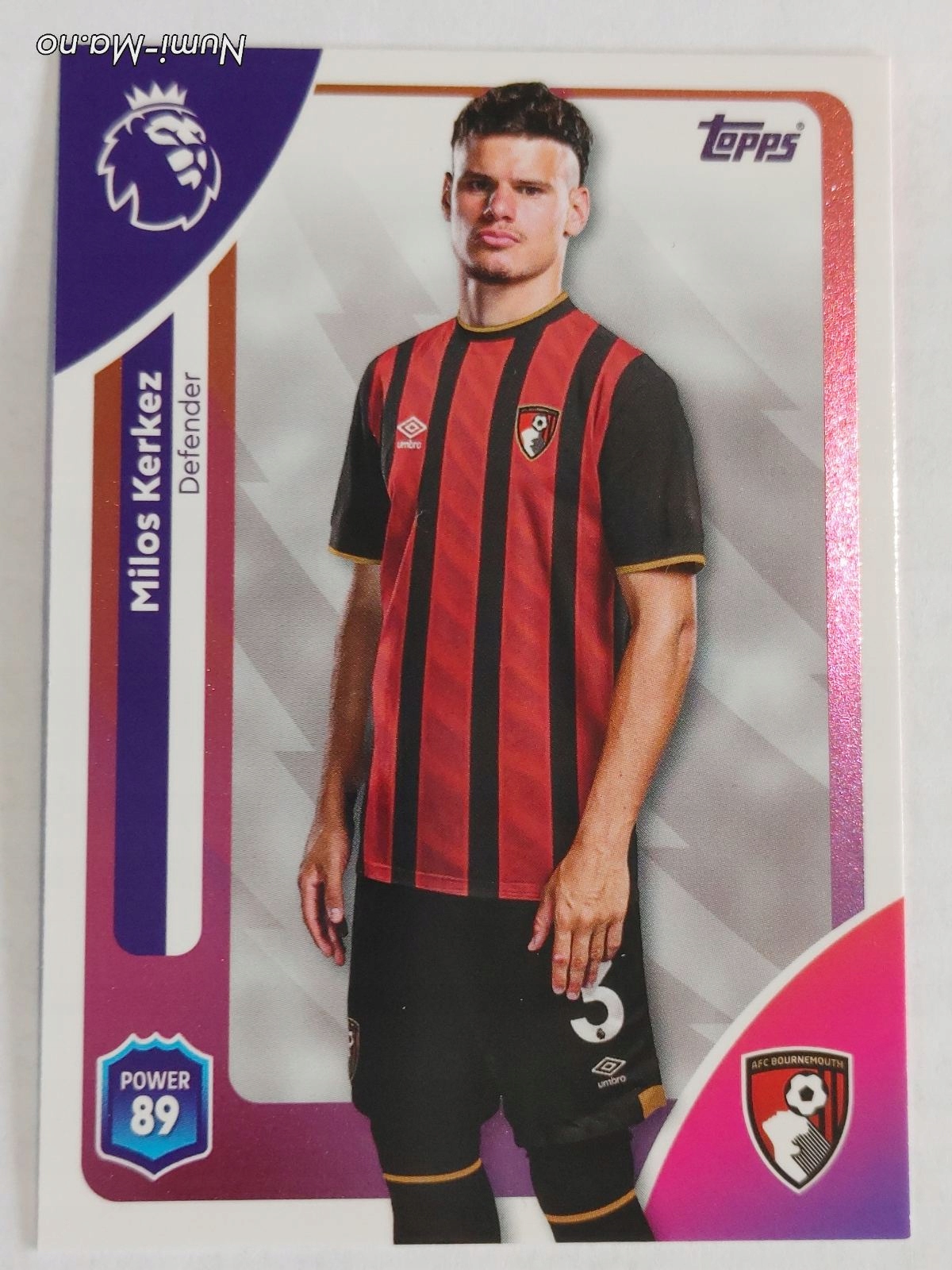 Topps Premier League 2025-2026 NR.042 Afc Bournemouth Kerkez 3940