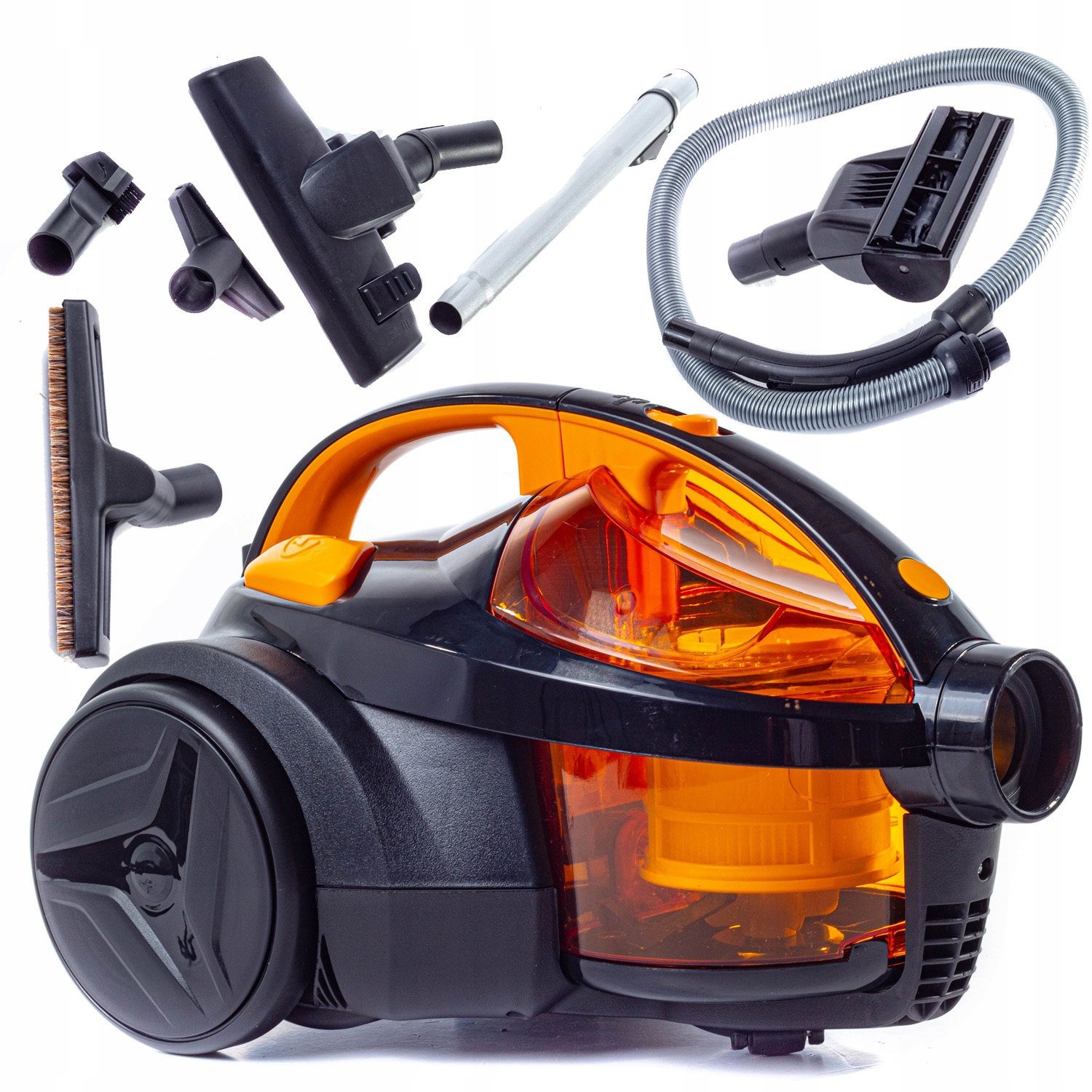 ЦИКЛОННЫЙ ПЫЛЕСОС БЕЗ МЕШКА RIWALL RV-01 ТУРБОЩЕТКА ДЛЯ ВОЛОС 2L 800W