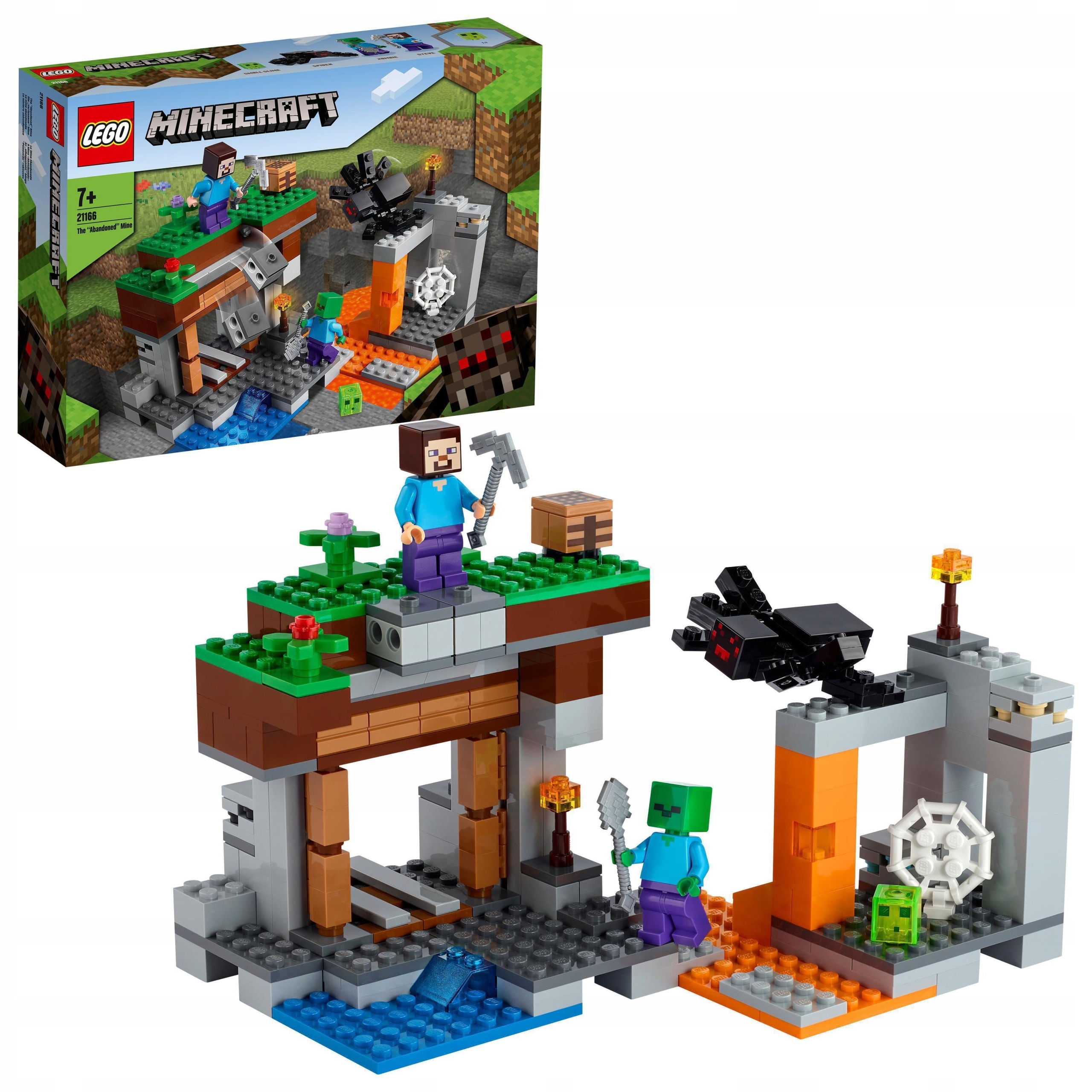 ZESTAW LEGO 21166 MINECRAFT KOPALNIA + OGROMNA PODŁOGA KONSTRUKCYJNA 11023 Marka LEGO