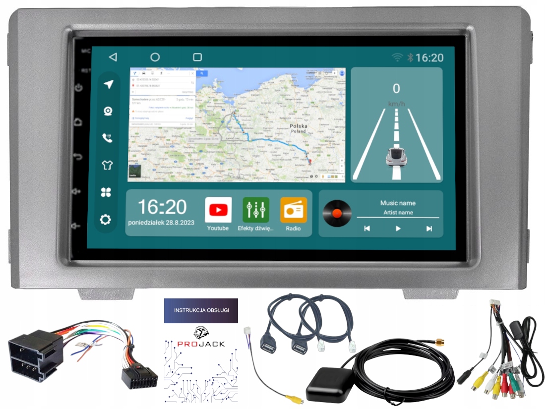 Rádio Navigace Android Auto Carplay Iveco Daily 2006-2013 8GB 256GB Sim