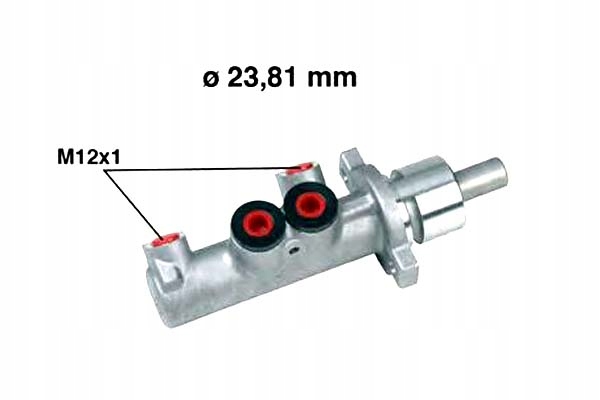 насос peugeot 406 95-99 +ABS metelli