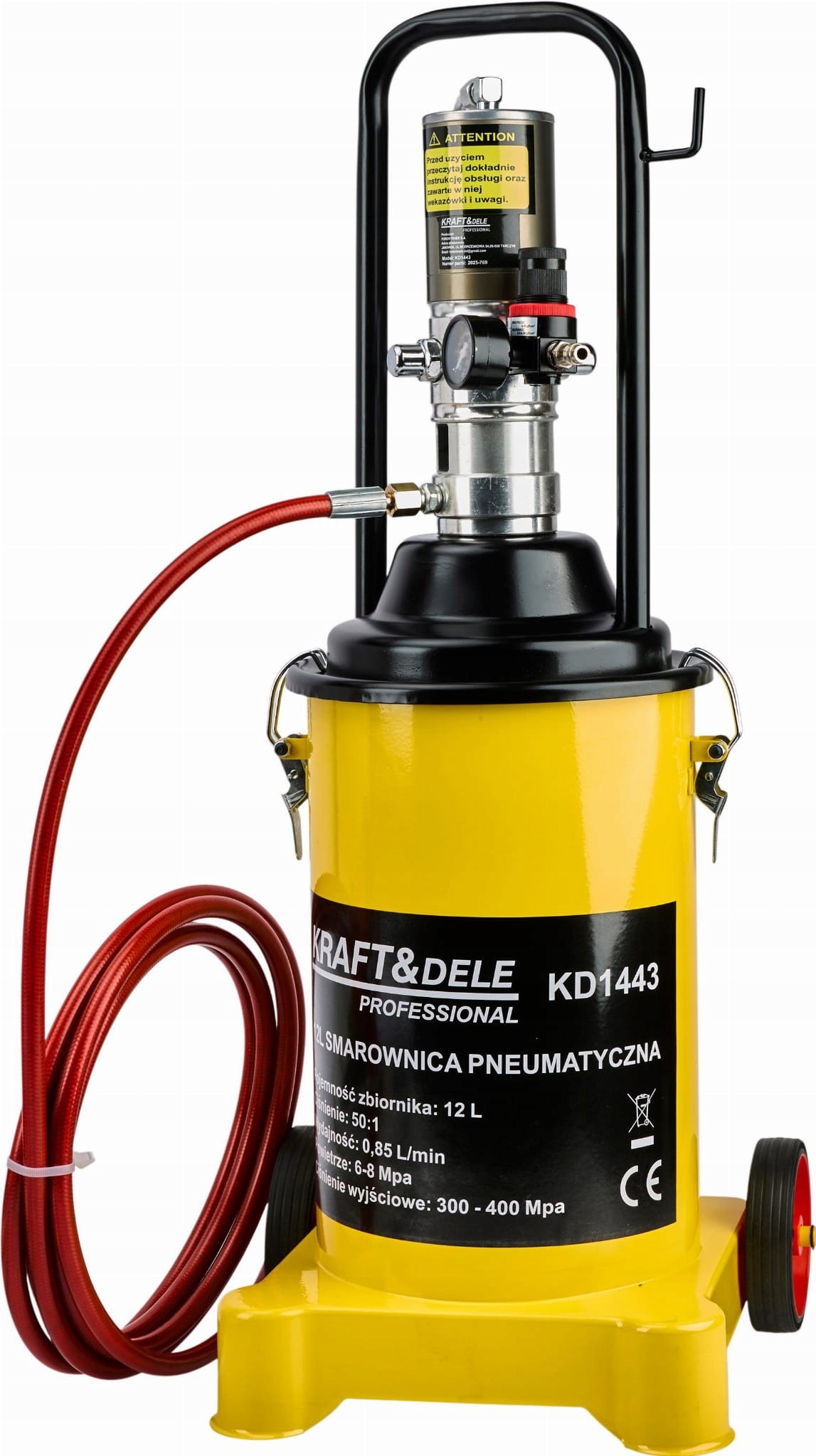 Automatická pneumatická mazací pistole 12 l KD1443