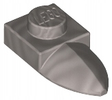 

Lego 49668 płytka z zębem 1x1 srebrny 10 szt Nowy