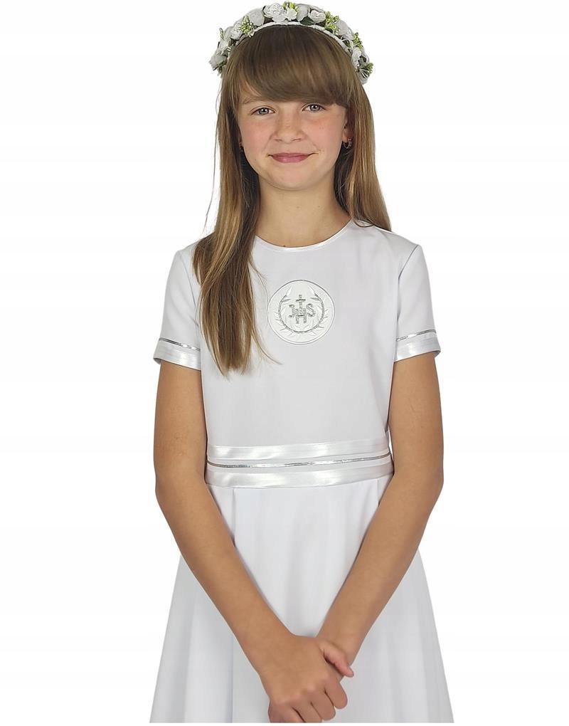 Sukienko - alba komunijna dla dziewczynki - r. 158