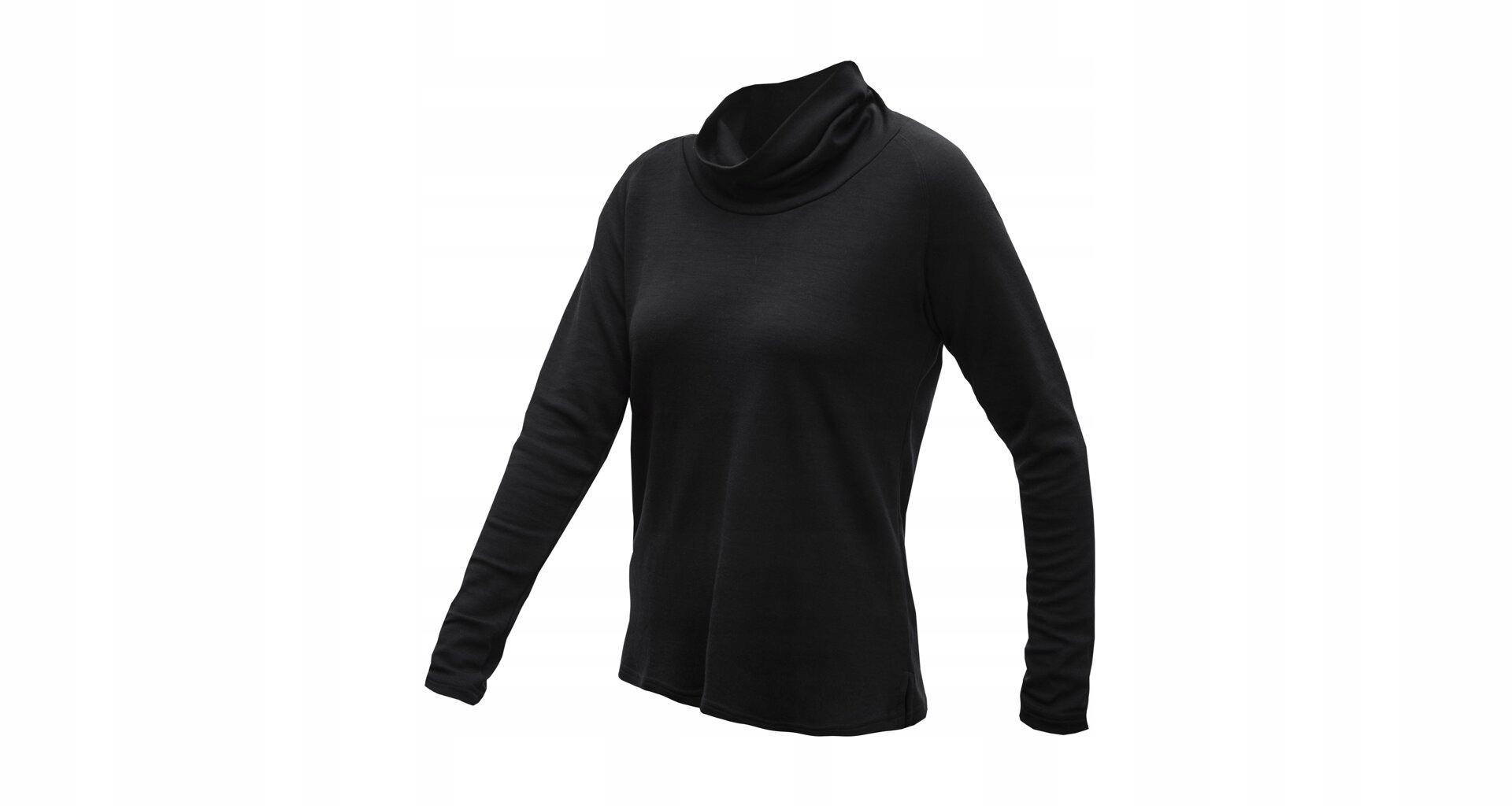 Sensor Merino Blend Dámské Triko Dl.rukáv Rolák černá Velikost Xl