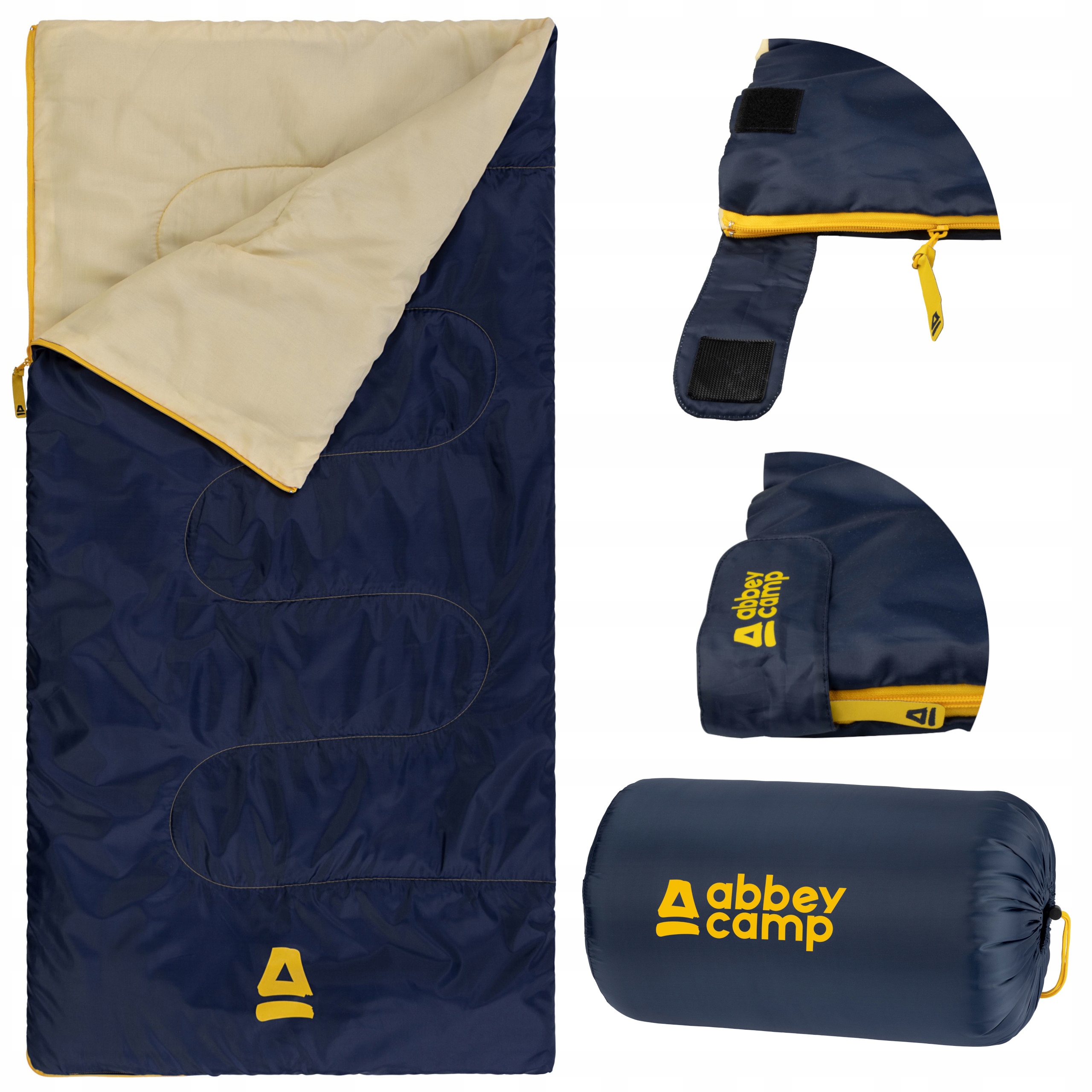 Śpiwór turystyczny kołdra dla dzieci lekki Abbey Timbuktu 2w1 140x70cm