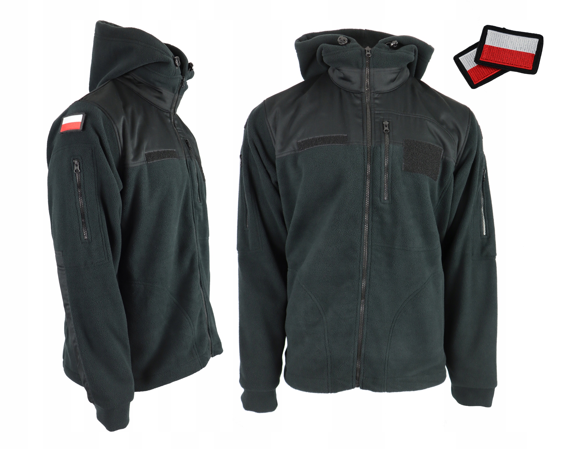 

Bluza z Kapturem Polar Wojskowy Wz.93 + Flagi