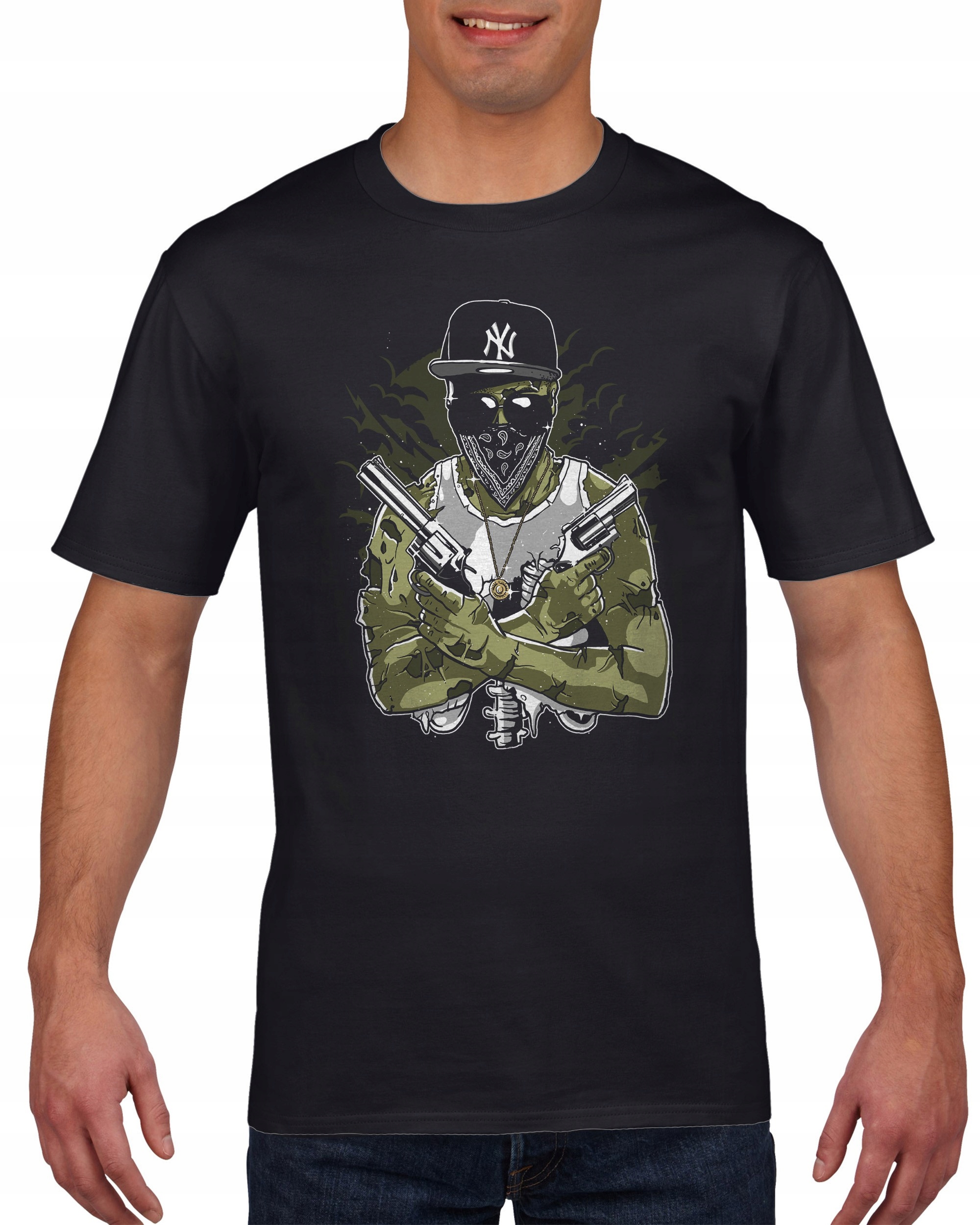 

Koszulka męska Ny Gangsta Zombie c M