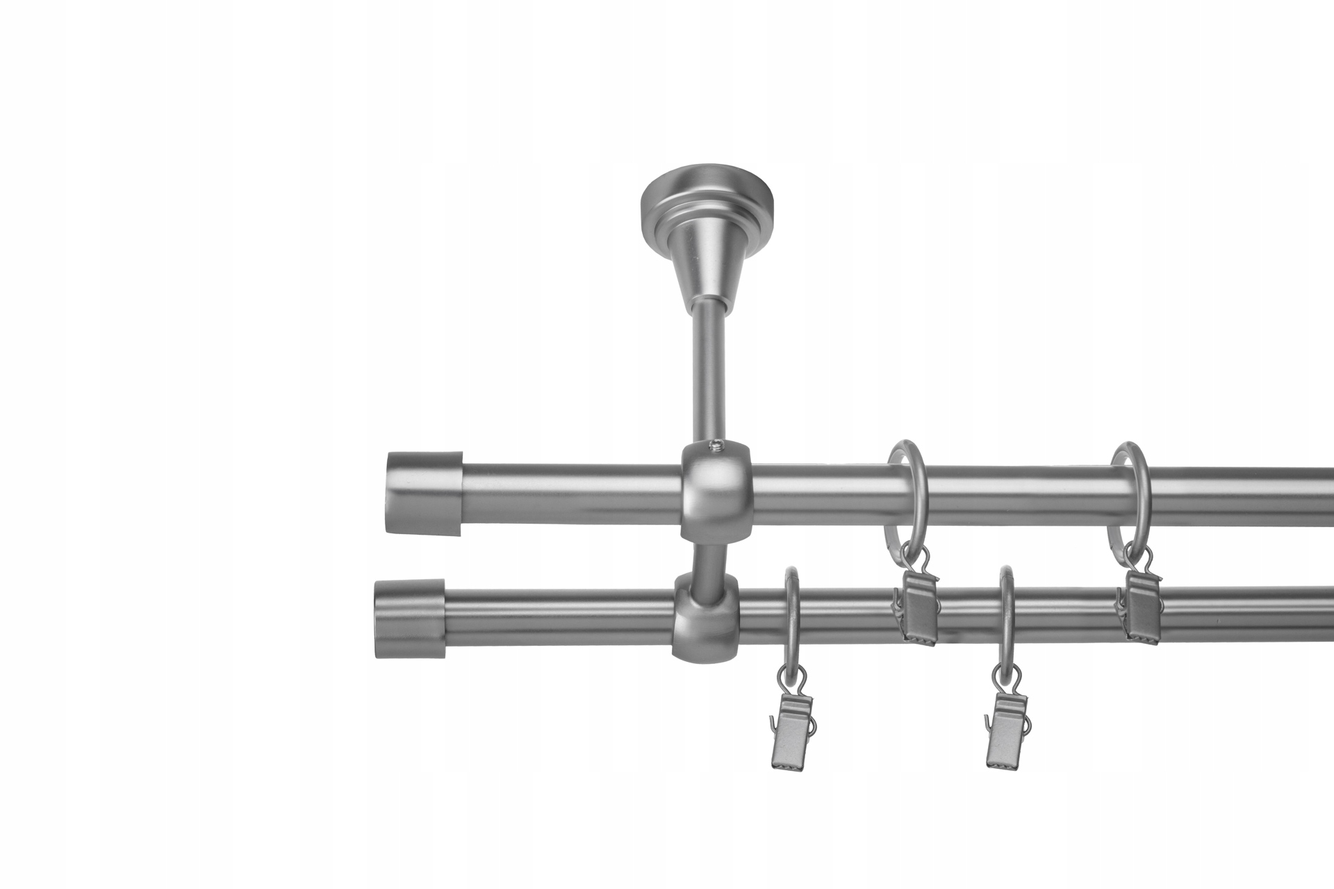 

Karnisz sufitowy podwójny fi 16 280 cm Satyna