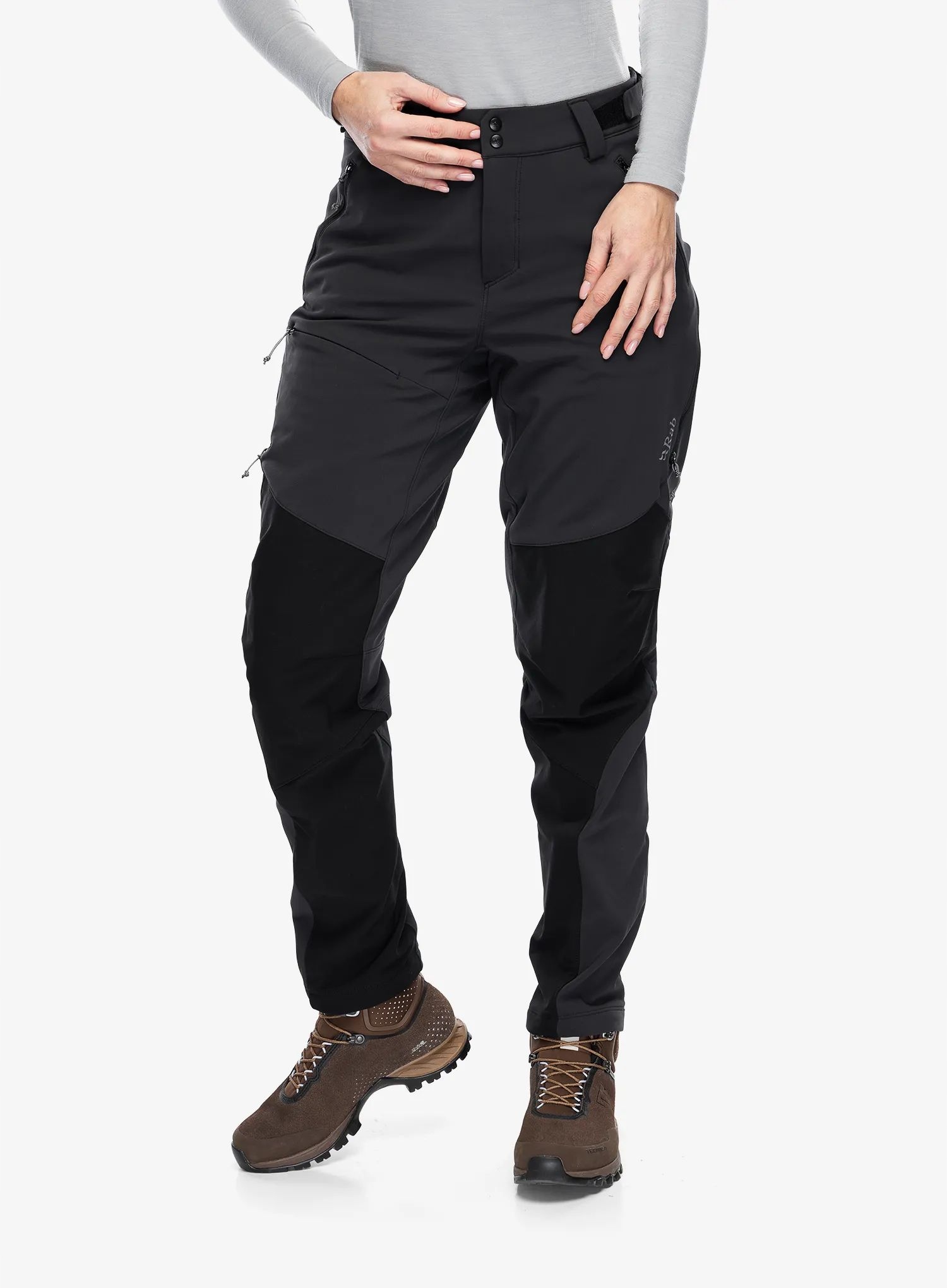Spodnie softshell damskie Rab Torque Winter Pants black 12 (M)