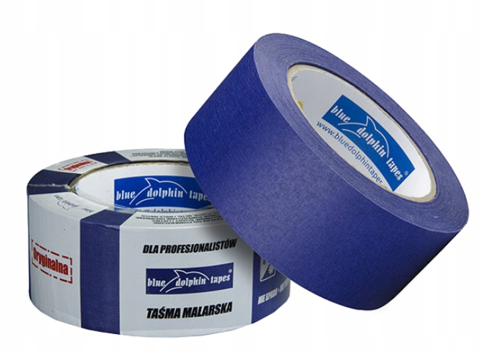 TAŚMA MALARSKA BLUE DOLPHIN DELFIN NIEBIESKA 48x50