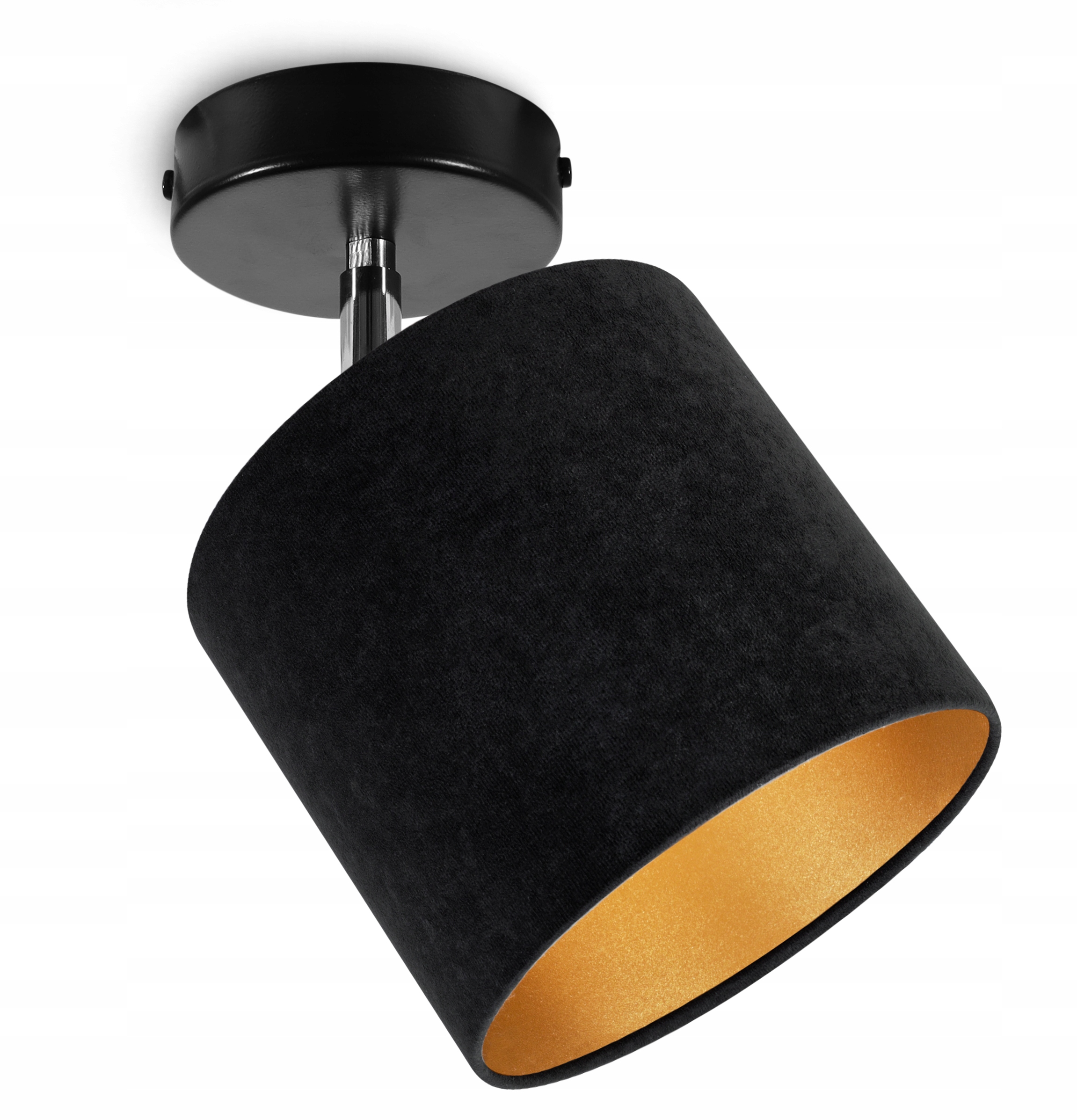 

Lampa Wisząca Sufitowa Kinkiet Plafon Złoty Welur