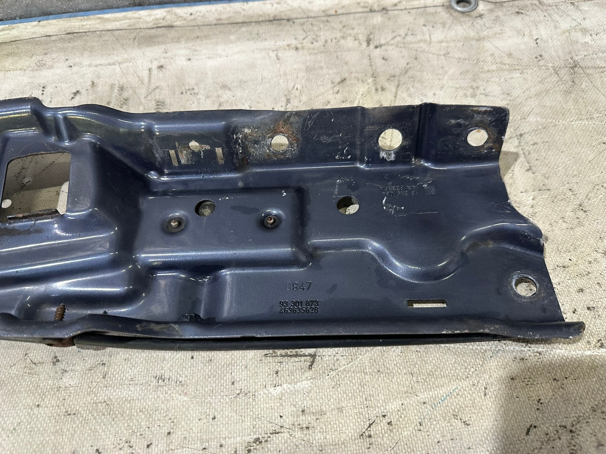 support panel for radiators pillar upper 93301873 OPEL MERIVA A 2006R. K: Z168