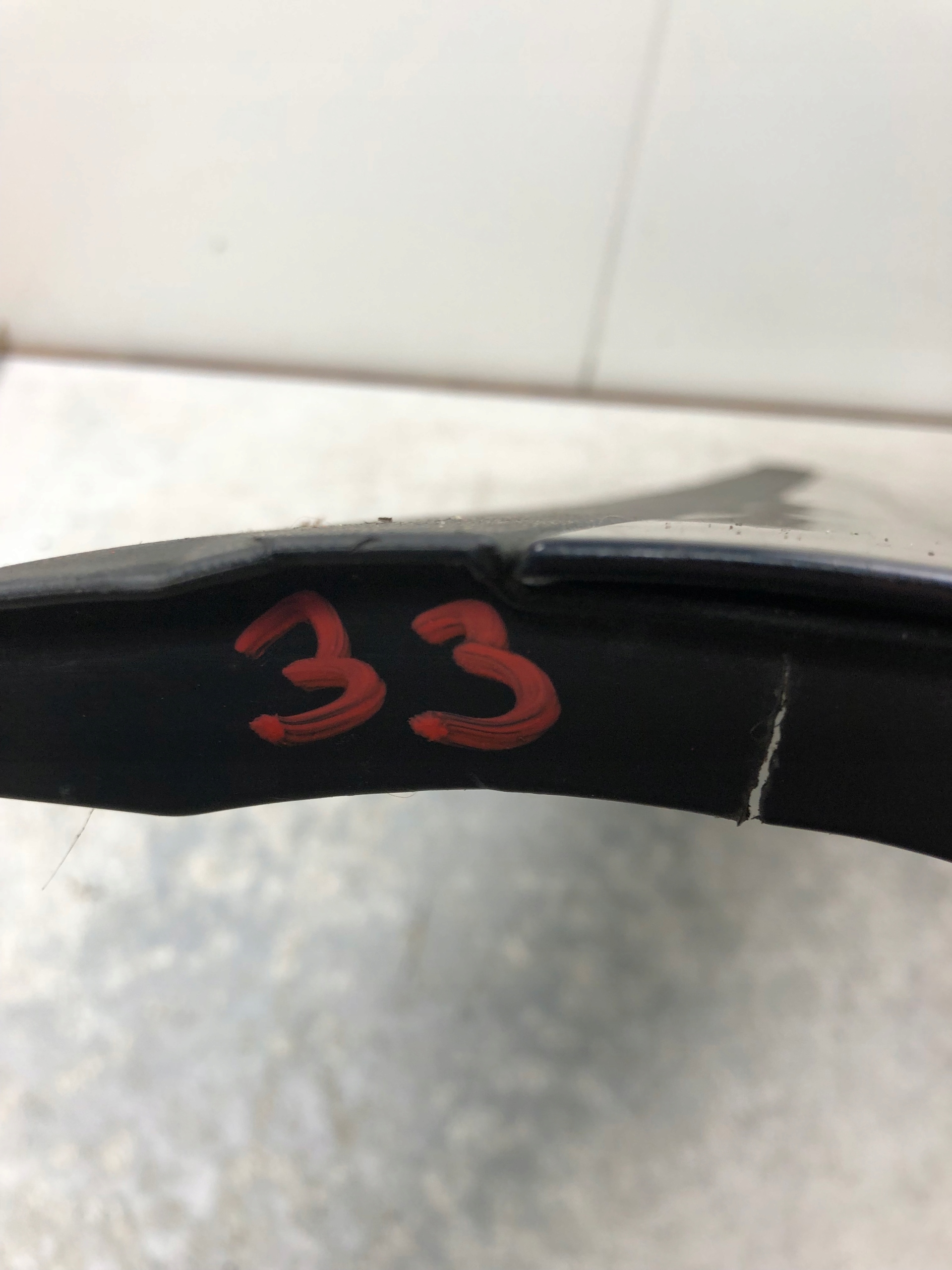 moulding door left front PORSCHE CAYENNE 7P5837787Q