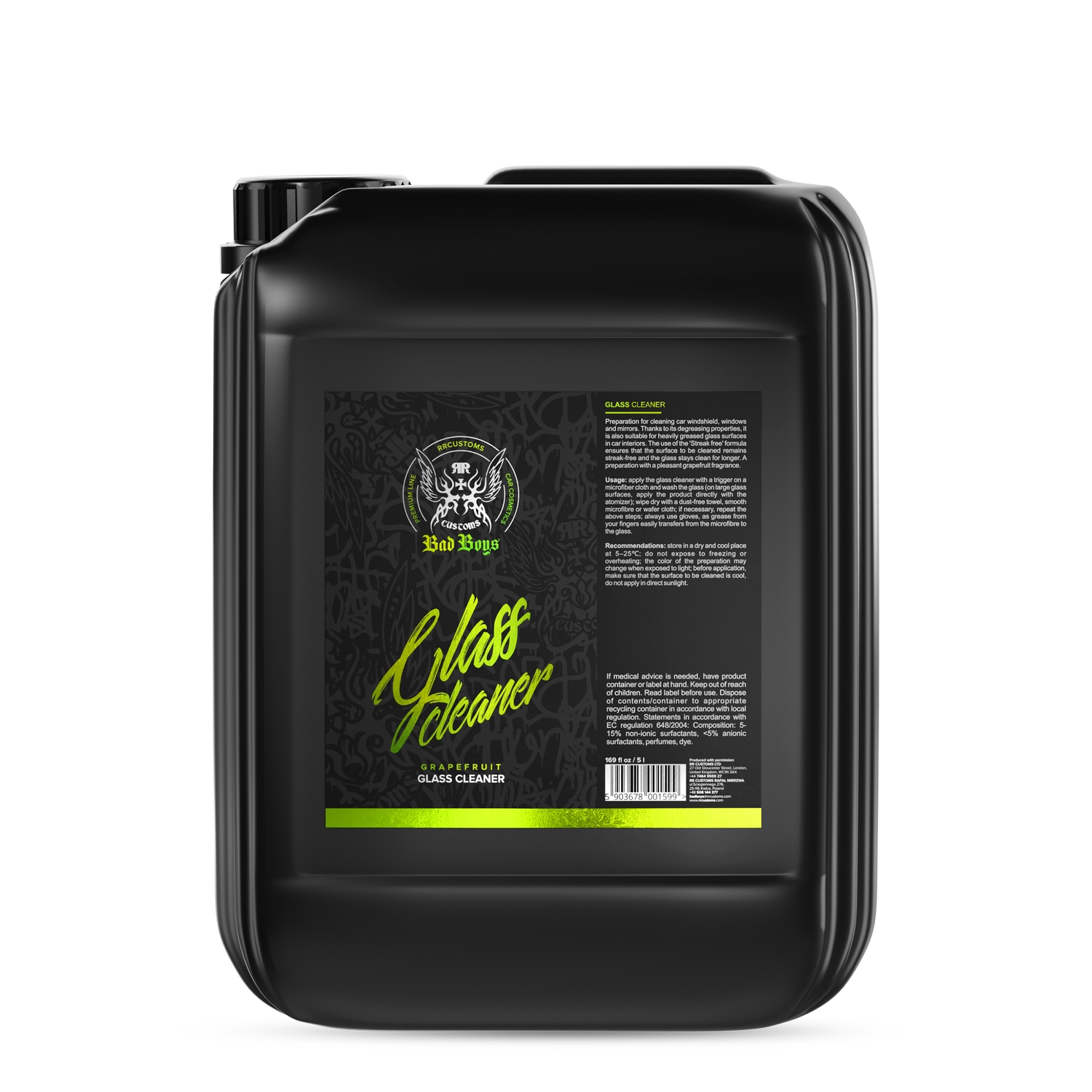 Badboys Glass Cleaner 5L-засіб для миття вікон