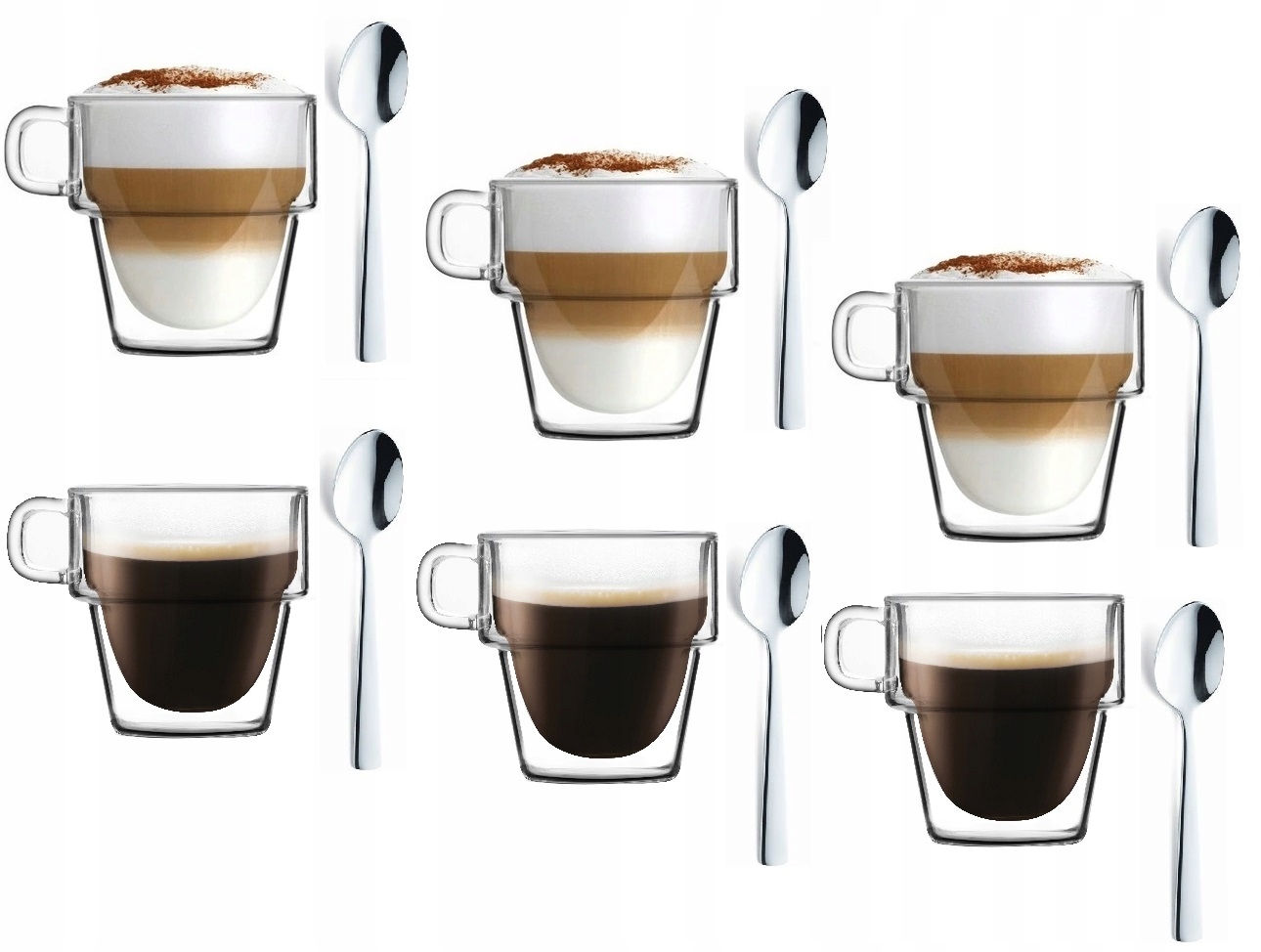 

Szklanki Senso Termiczne Kawy Herbaty Latte 280