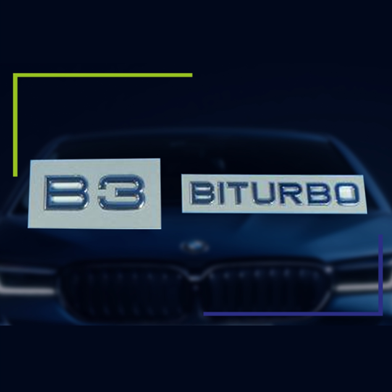 Originálny emblém Alpina B3 Biturbo