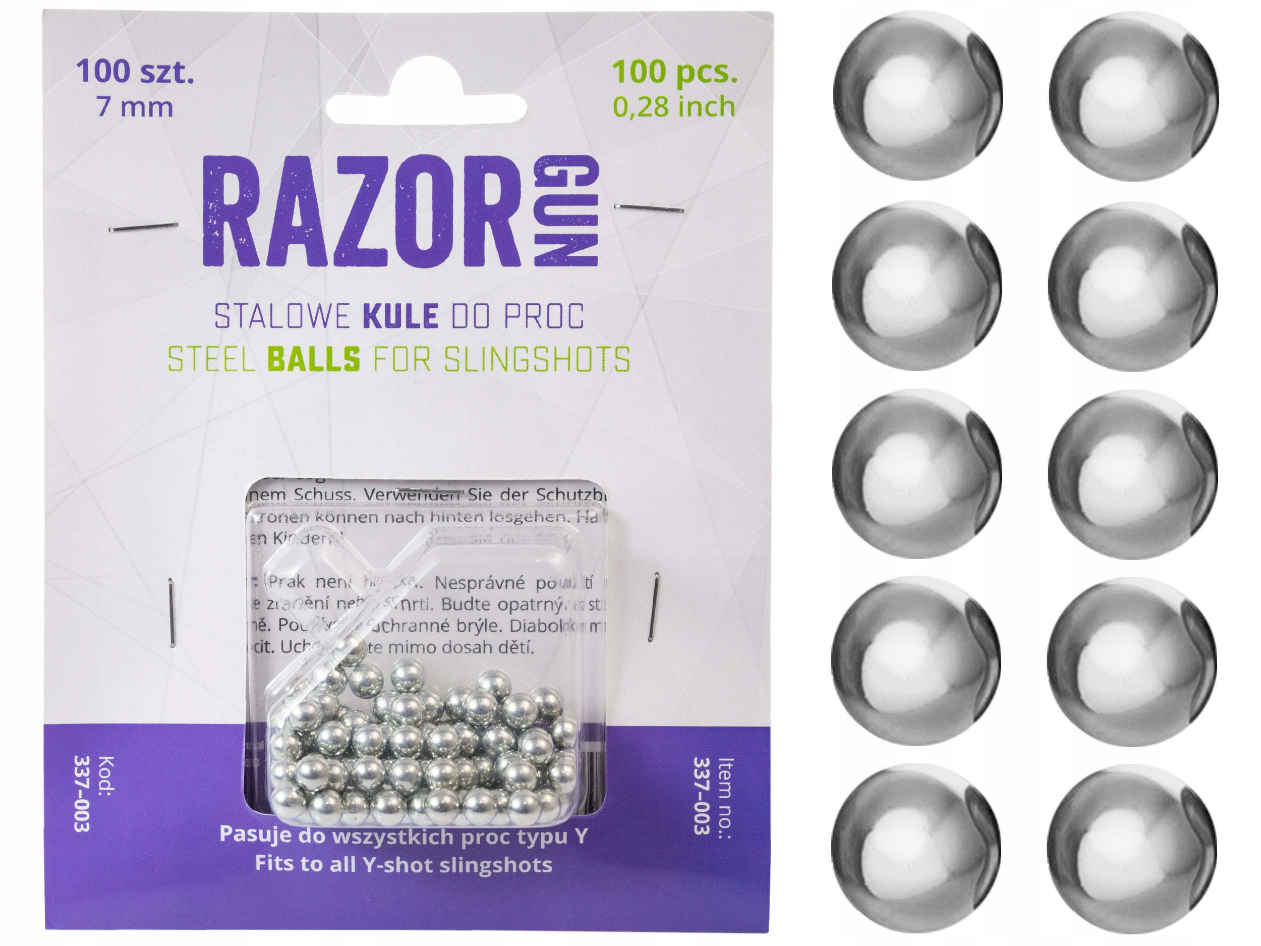 

Kulki Stalowe Metalowe do procy 7 mm 100 szt.