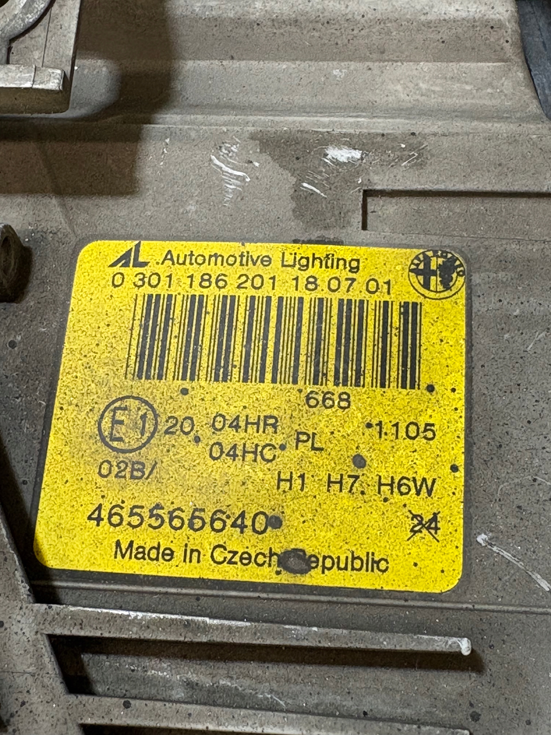 light left front ALFA ROMEO 147 465565640