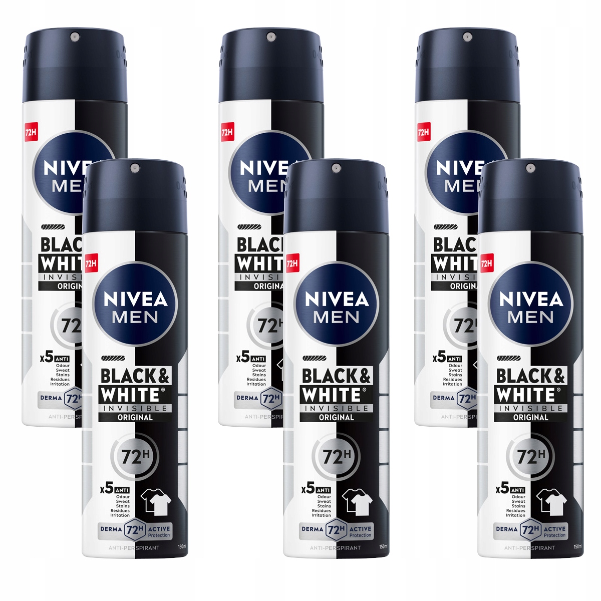 Black & White Invisible Original Antyperspirant spray