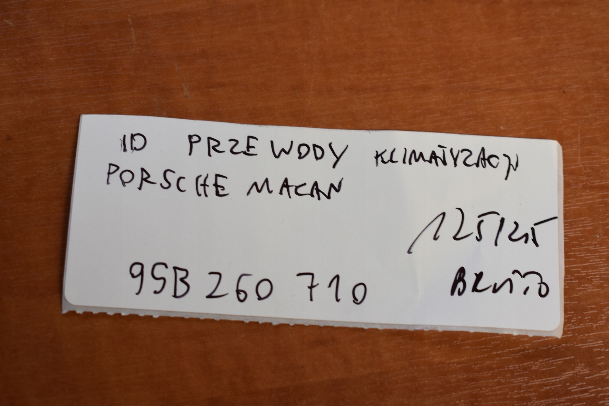 IDEALNE hadice klimatizaci PORSCHE MACAN 1