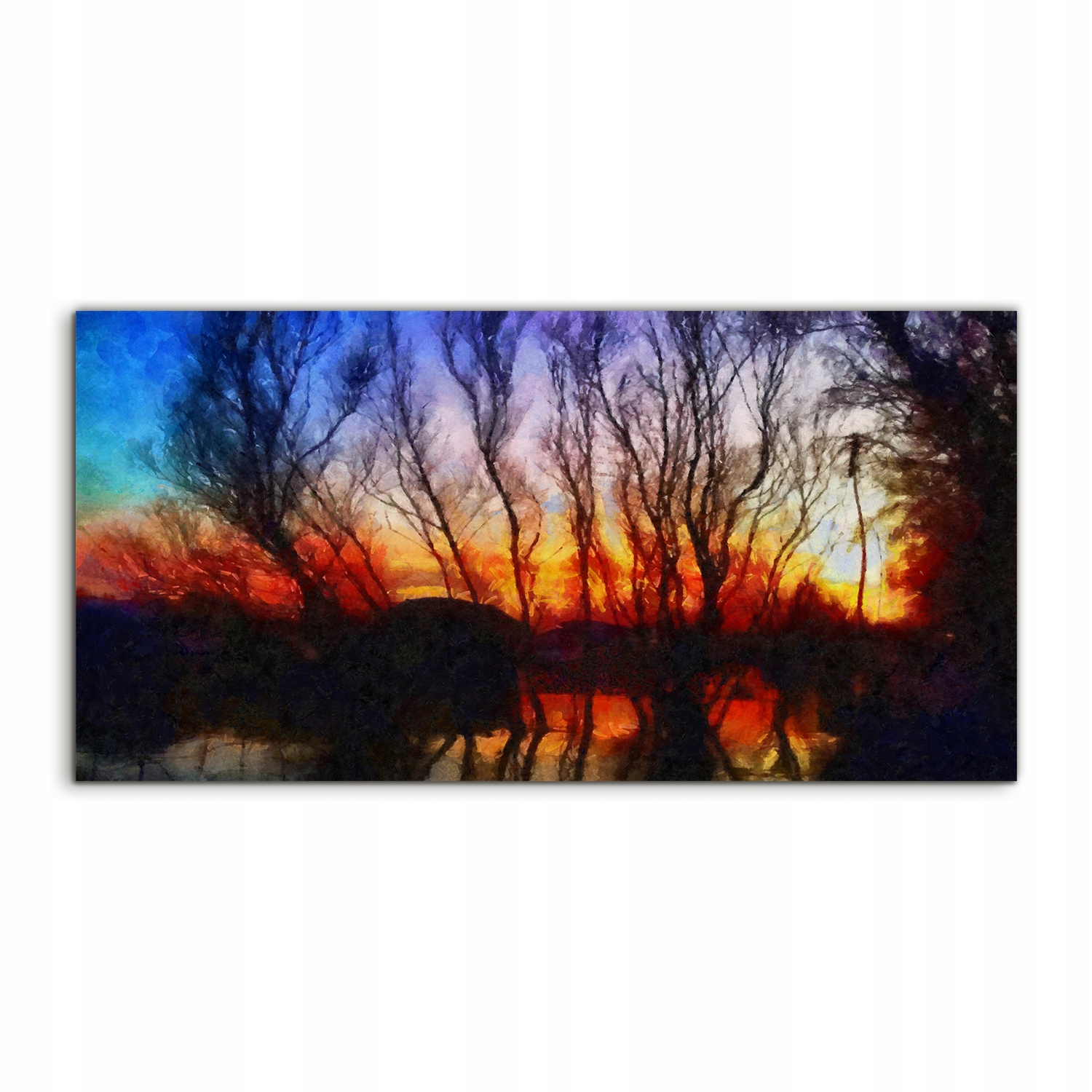 Akrylový obraz 120x60 nástenný Príroda Západ slnka