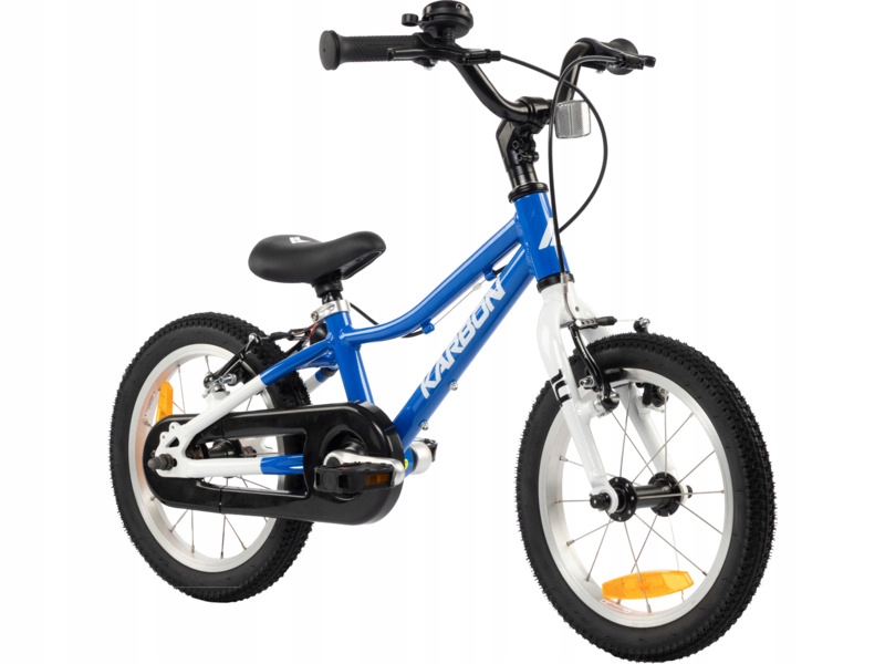 Rower dziecięcy Karbon Superlight 14 cali dla chłopca Niebieski