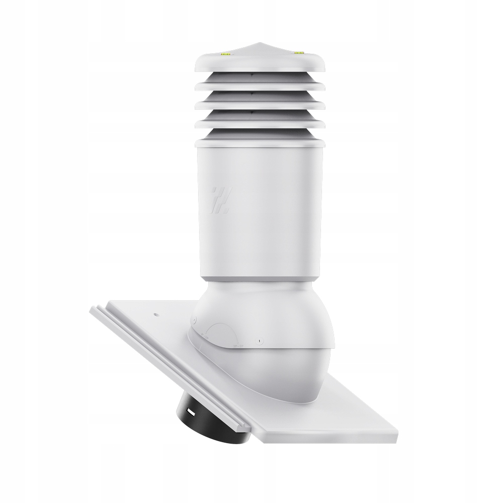 větrací komín Izolovaný HiVent fi125 Creaton Kapstadt Světle Šedý