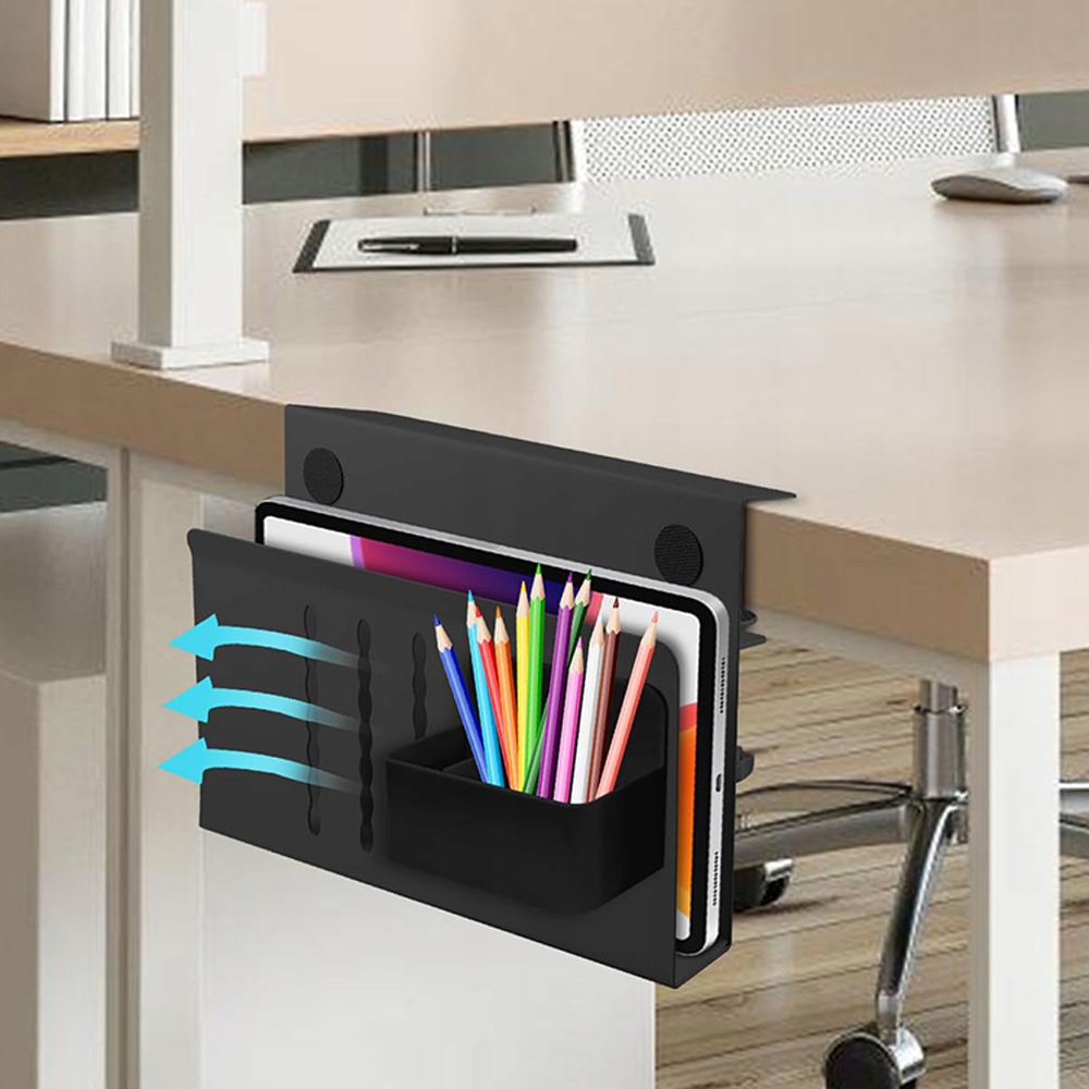 Przechowywanie na Biurku, Schowek Pod Biurkiem, Stalowy Wiszący Organizer