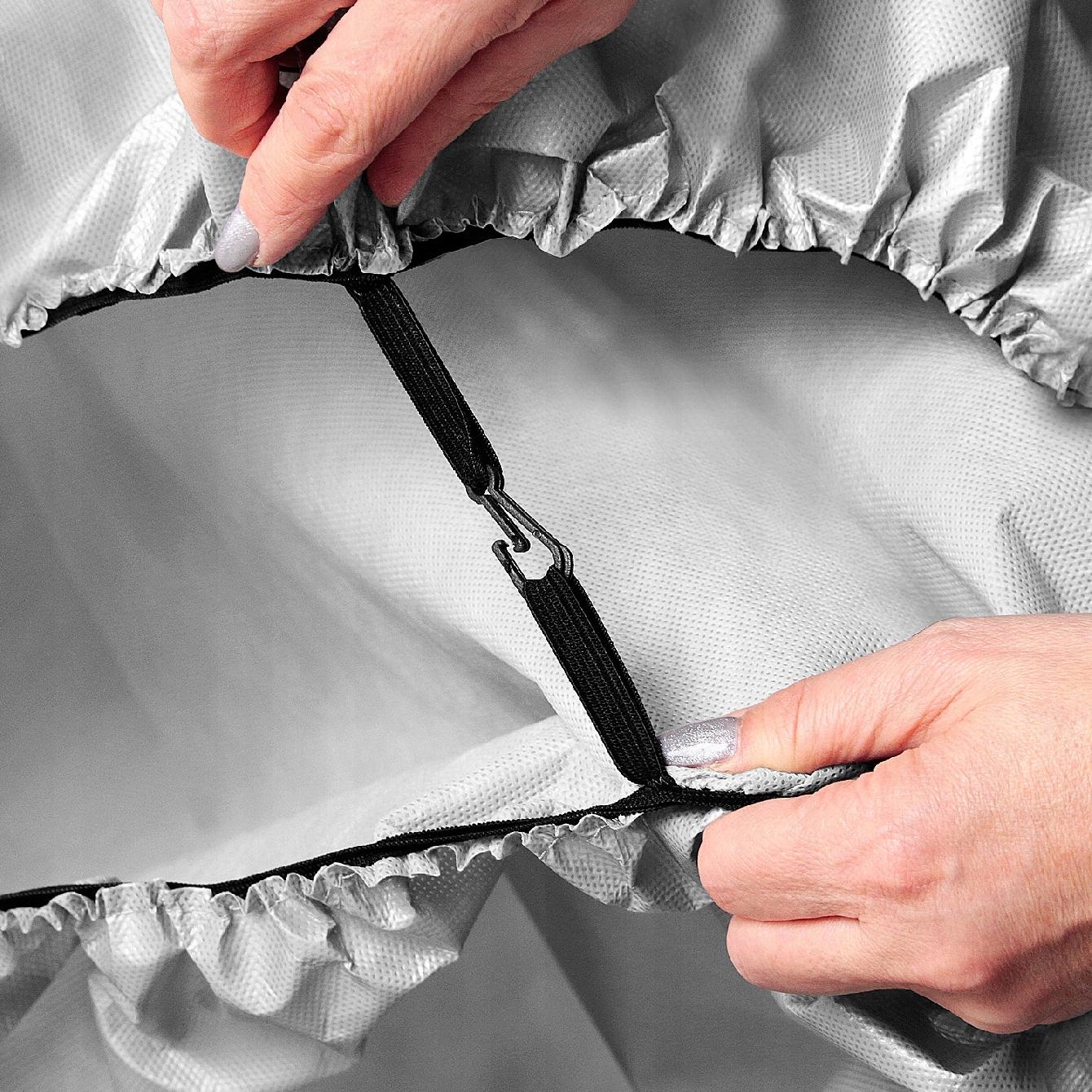Profesjonalny CAŁOROCZNY pokrowiec na DWA ROWERY L Szerokość produktu 70 cm