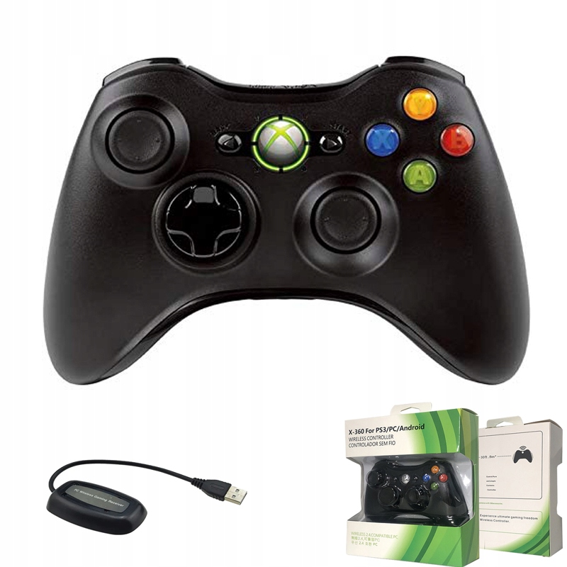 Bezprzewodowy Kontroler 2.4GHZ Do Xbox 360 , Ergonomiczna Konstrukcja Podwójne Wibracje