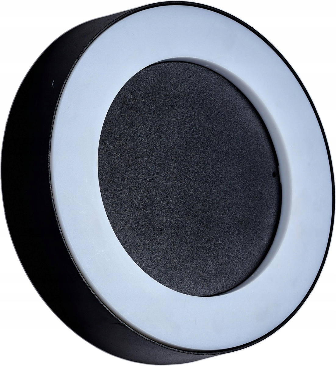 Kruhová lampa ve tvaru prstence na terasu Libra černá Led